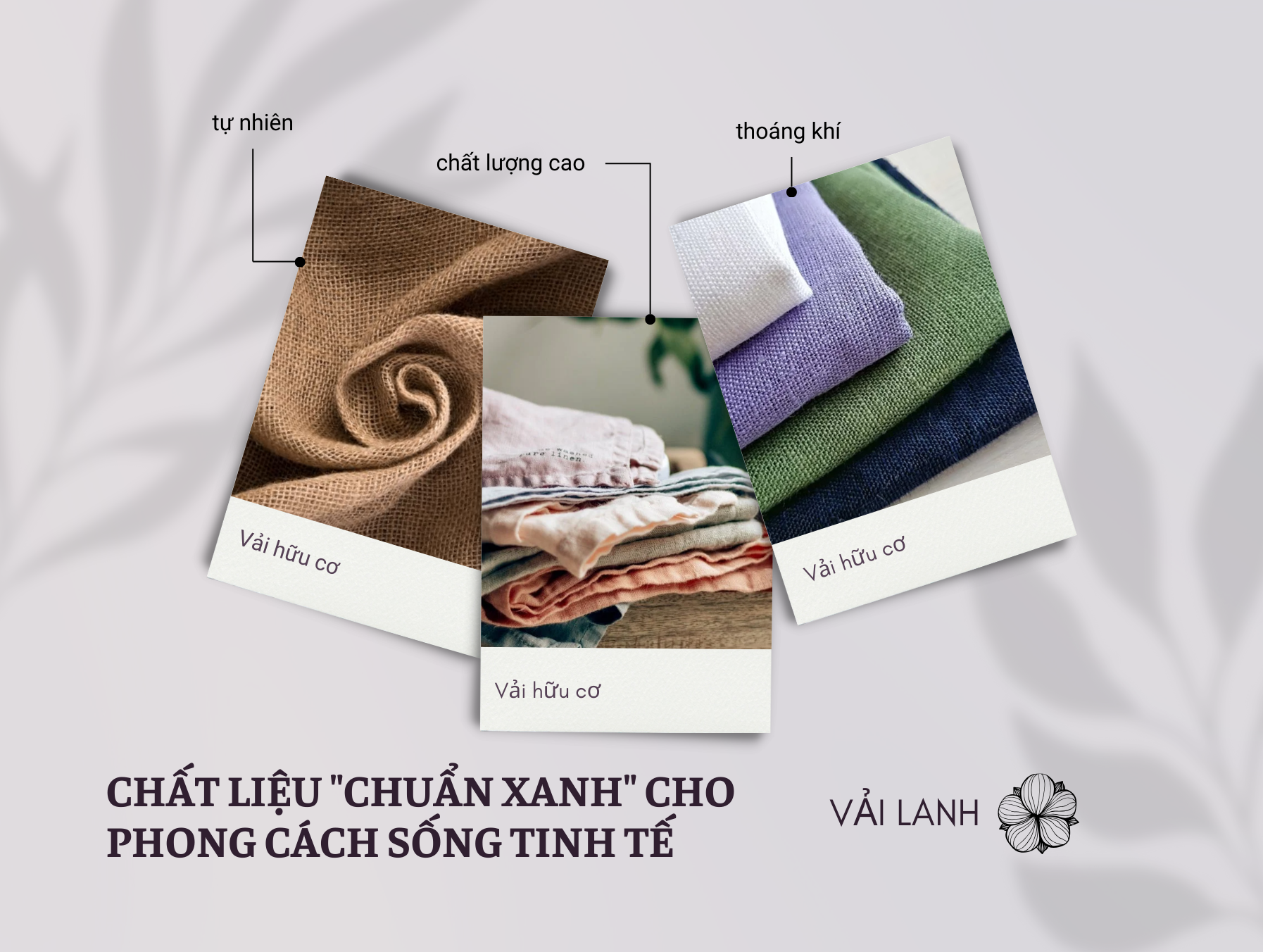 Vải lanh – Chất liệu chuẩn xanh cho phong cách thời trang tinh tế