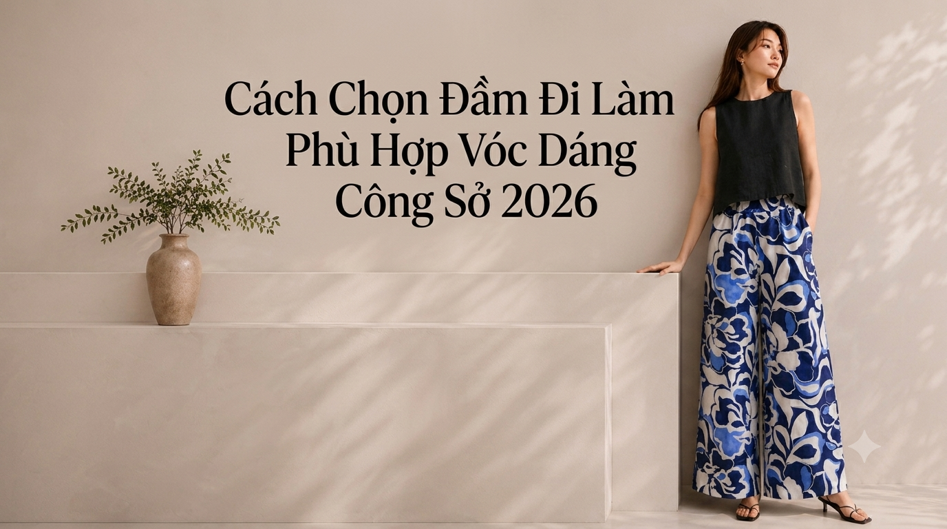 Cách Chọn Đầm Đi Làm Phù Hợp Vóc Dáng Công Sở 2026